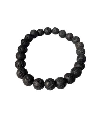 Lava Bracelet for Women Men's Gifts - Protection Healing Crystal Bracelet - 8mm Gemstone Beaded Adjustable