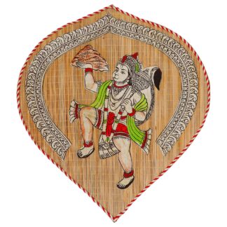 Bamboo Hand Crafted Leaf Design Wall Hangings Of Hanuman Ji For Home Decor | Bamboo Art For Wall Decor