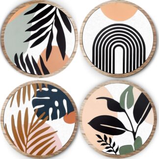 5 PCS Circle Wall Painting